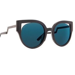 Penny Black Grey Sunglasses by Diff Eyewear